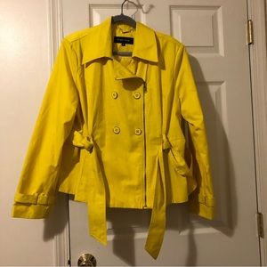 Black Rivet coat/raincoat NWOT